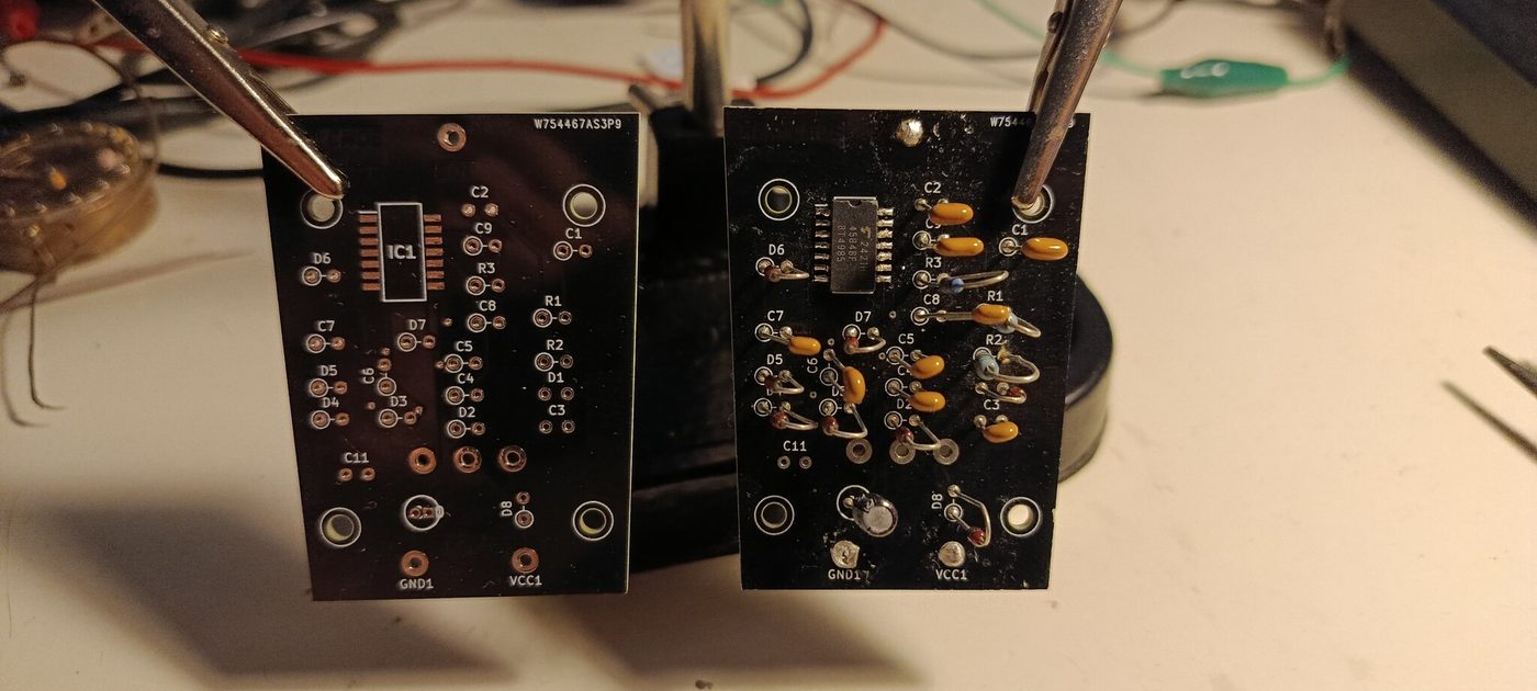 The high-voltage supply board